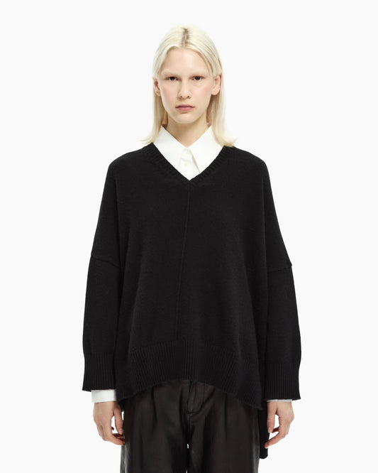 _MALLONI Maglia oversize NERO