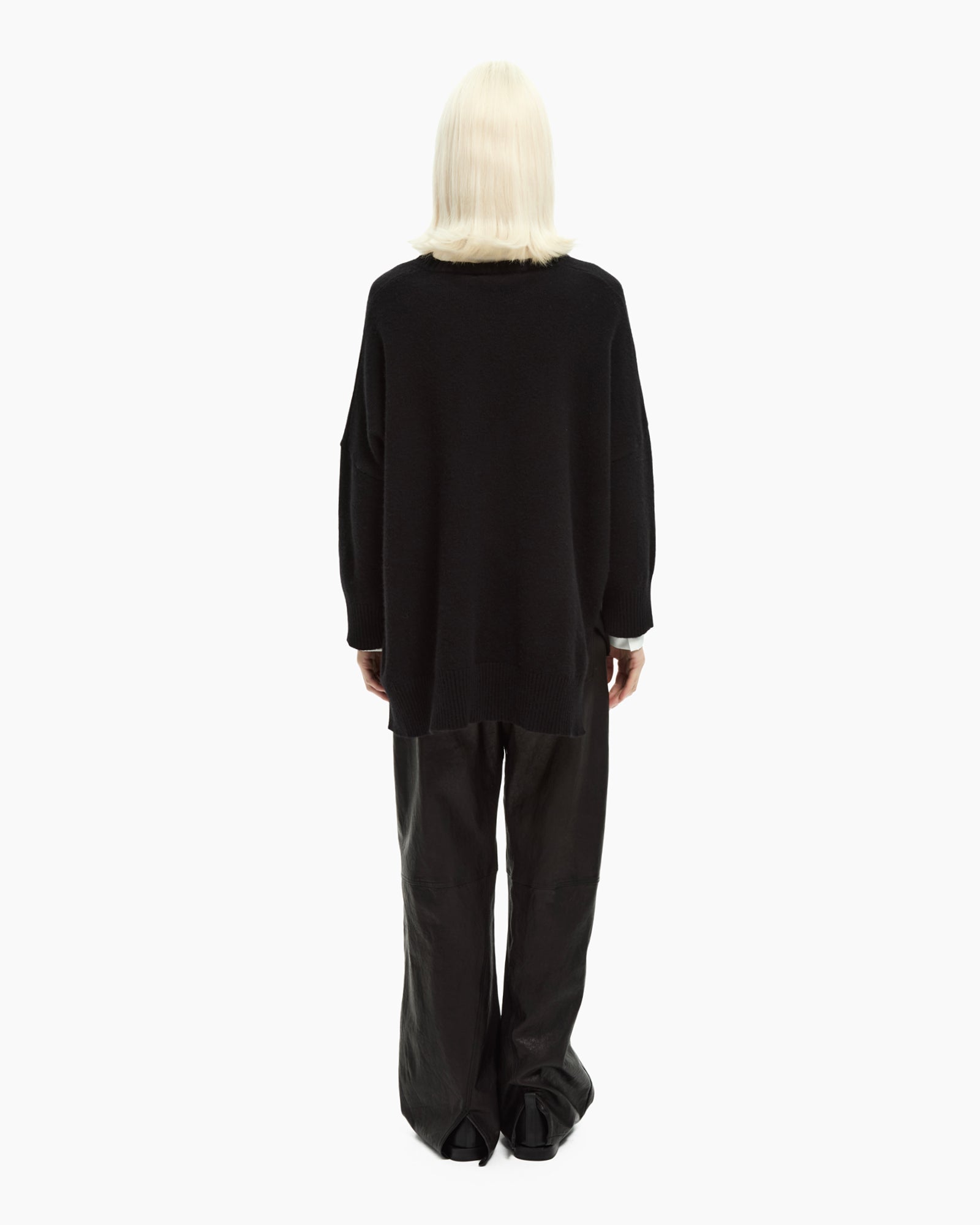 _MALLONI Maglia oversize NERO