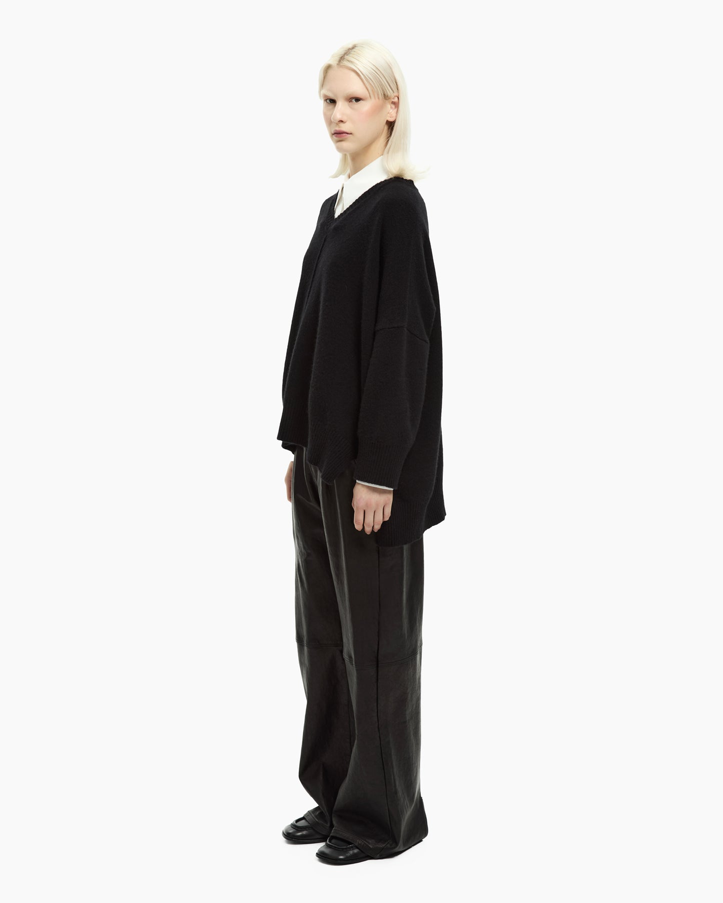 _MALLONI Maglia oversize NERO