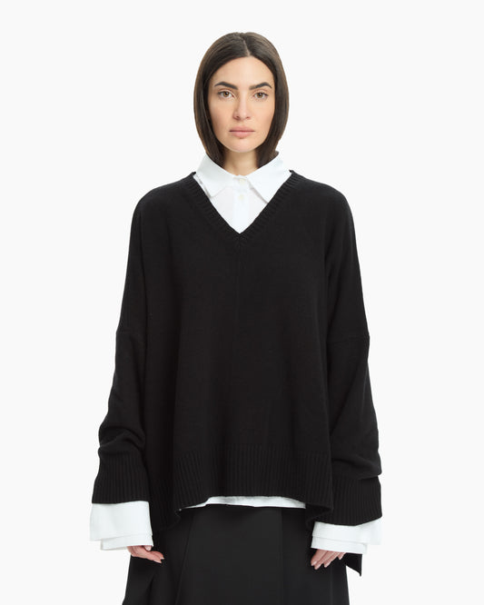 _MALLONI Maglia  NERO