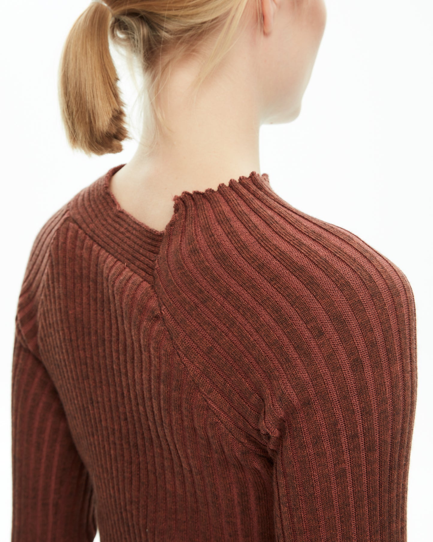 _MALLONI Maglia con cut-out MARRONE