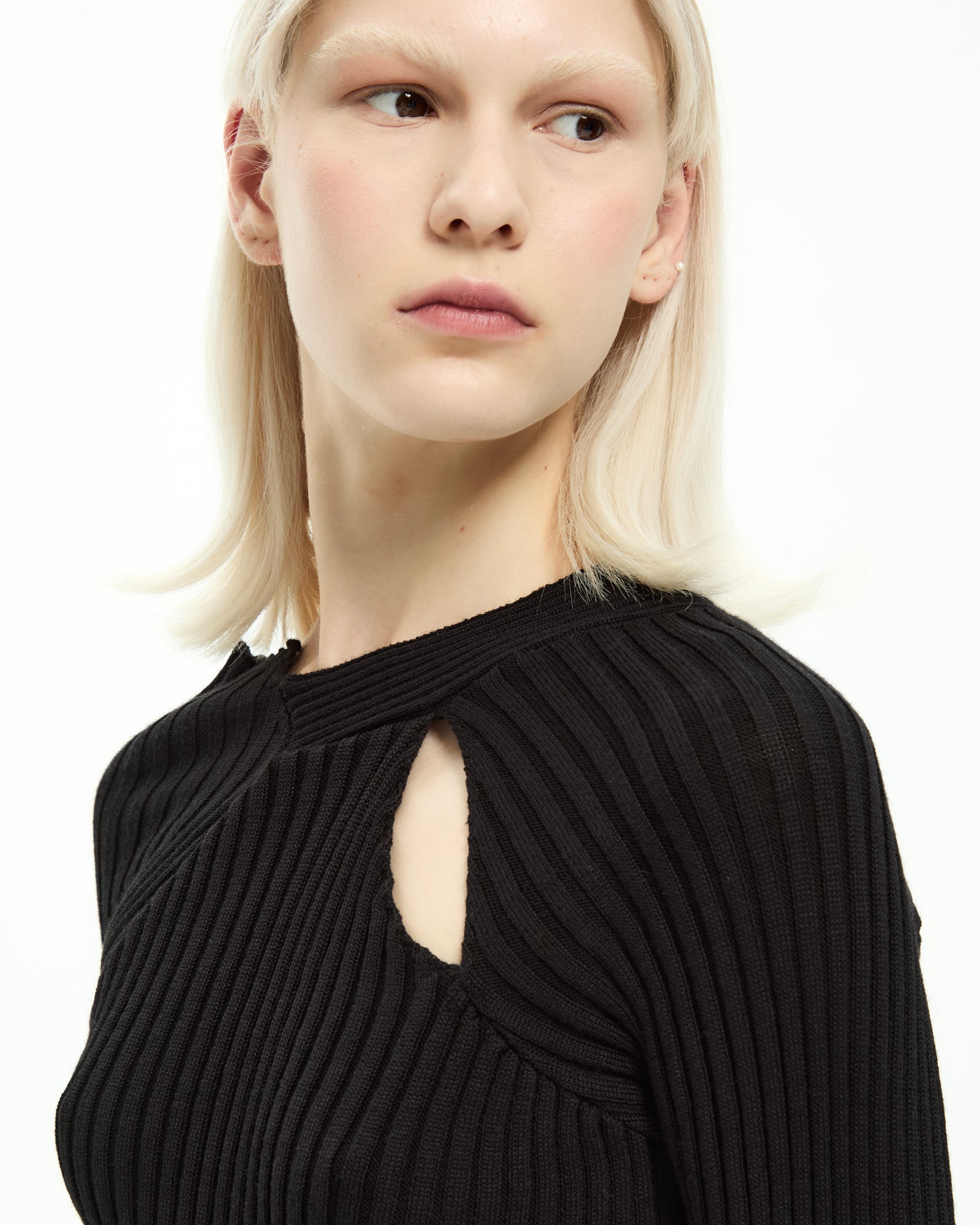 _MALLONI Maglia con cut-out NERO
