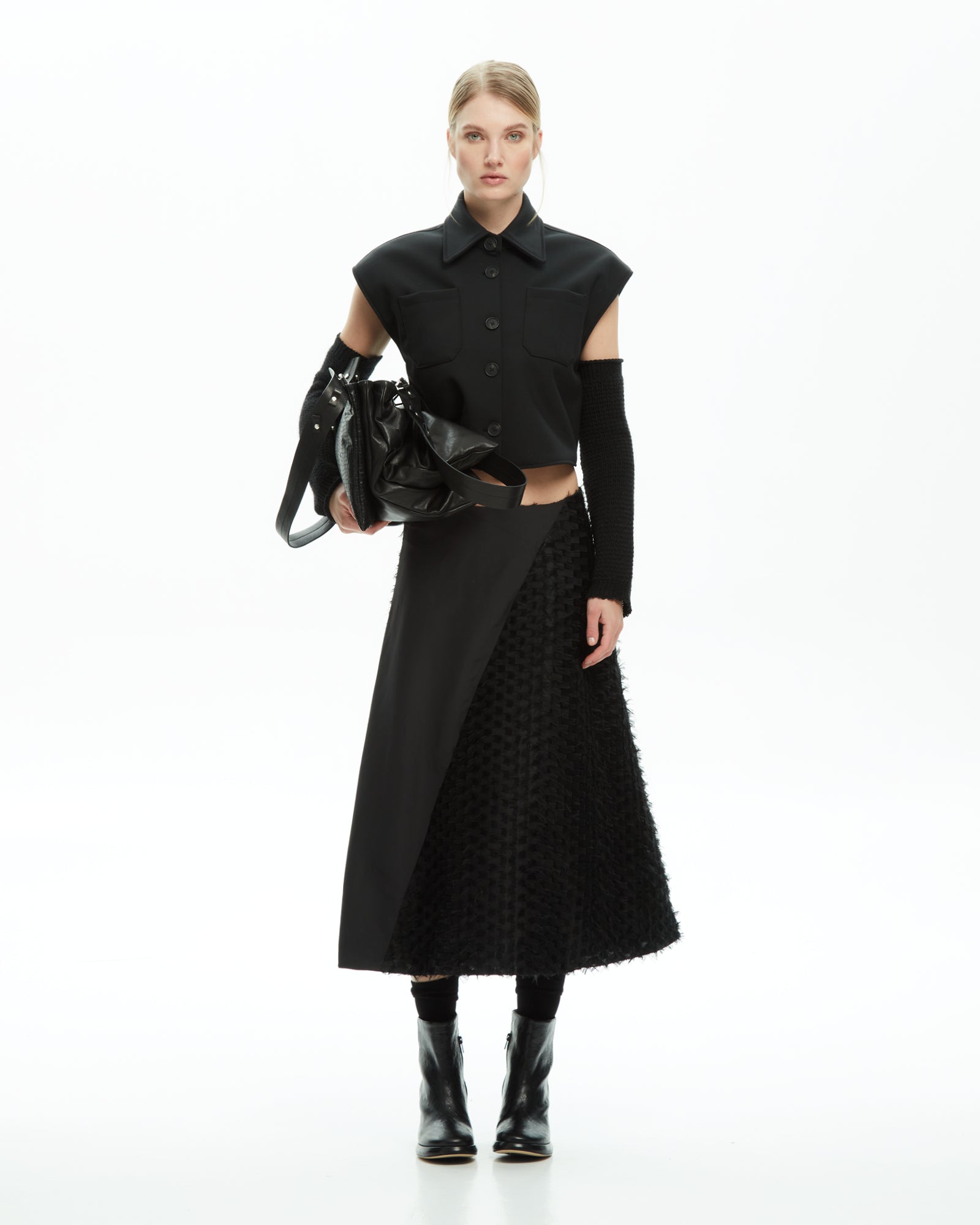 _MALLONI Gilet NERO