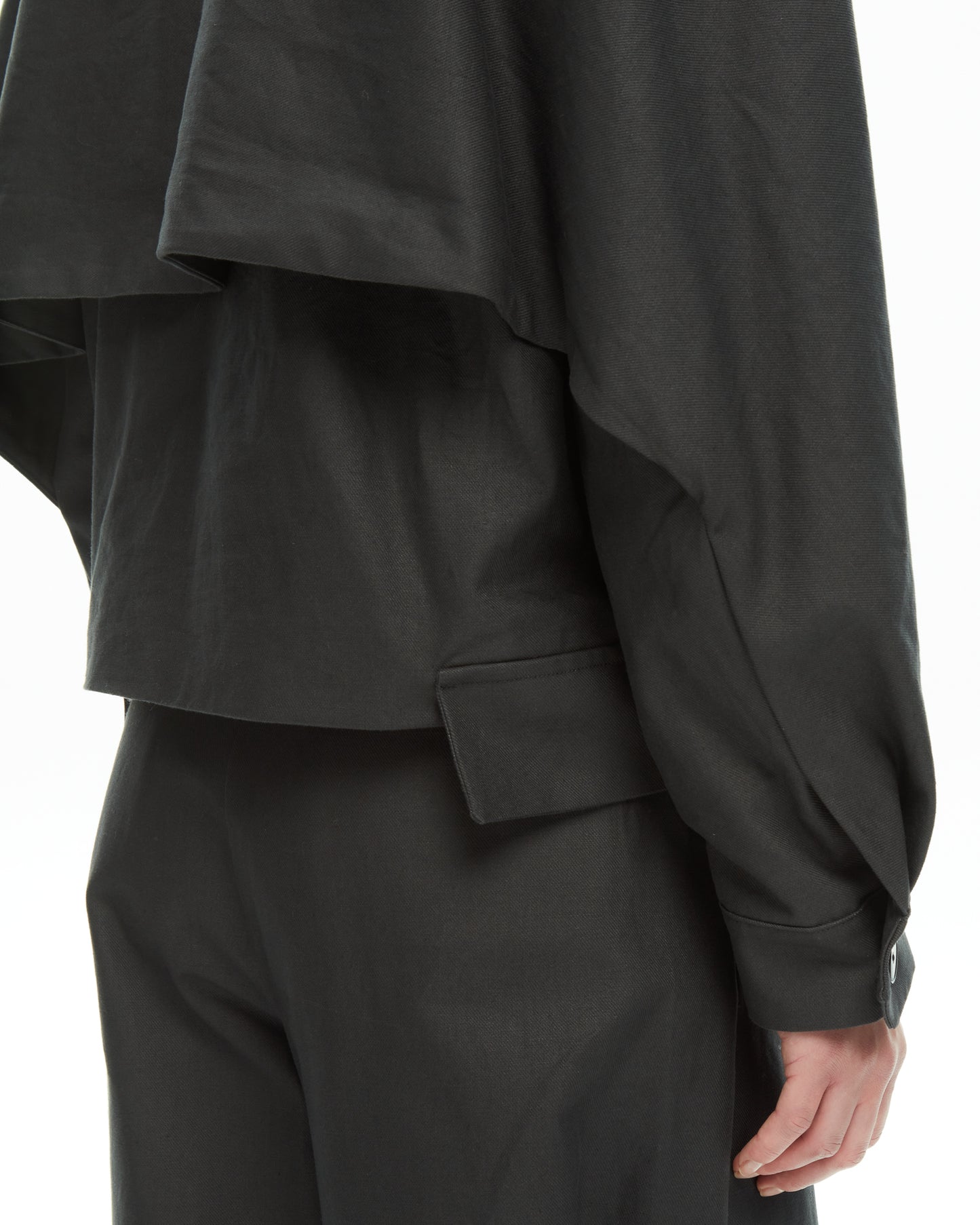 _MALLONI Giacca con inserti in pelle GRIGIO