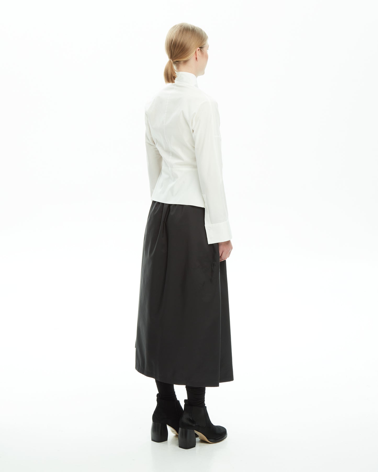 _MALLONI Camicia asimmetrica BIANCO