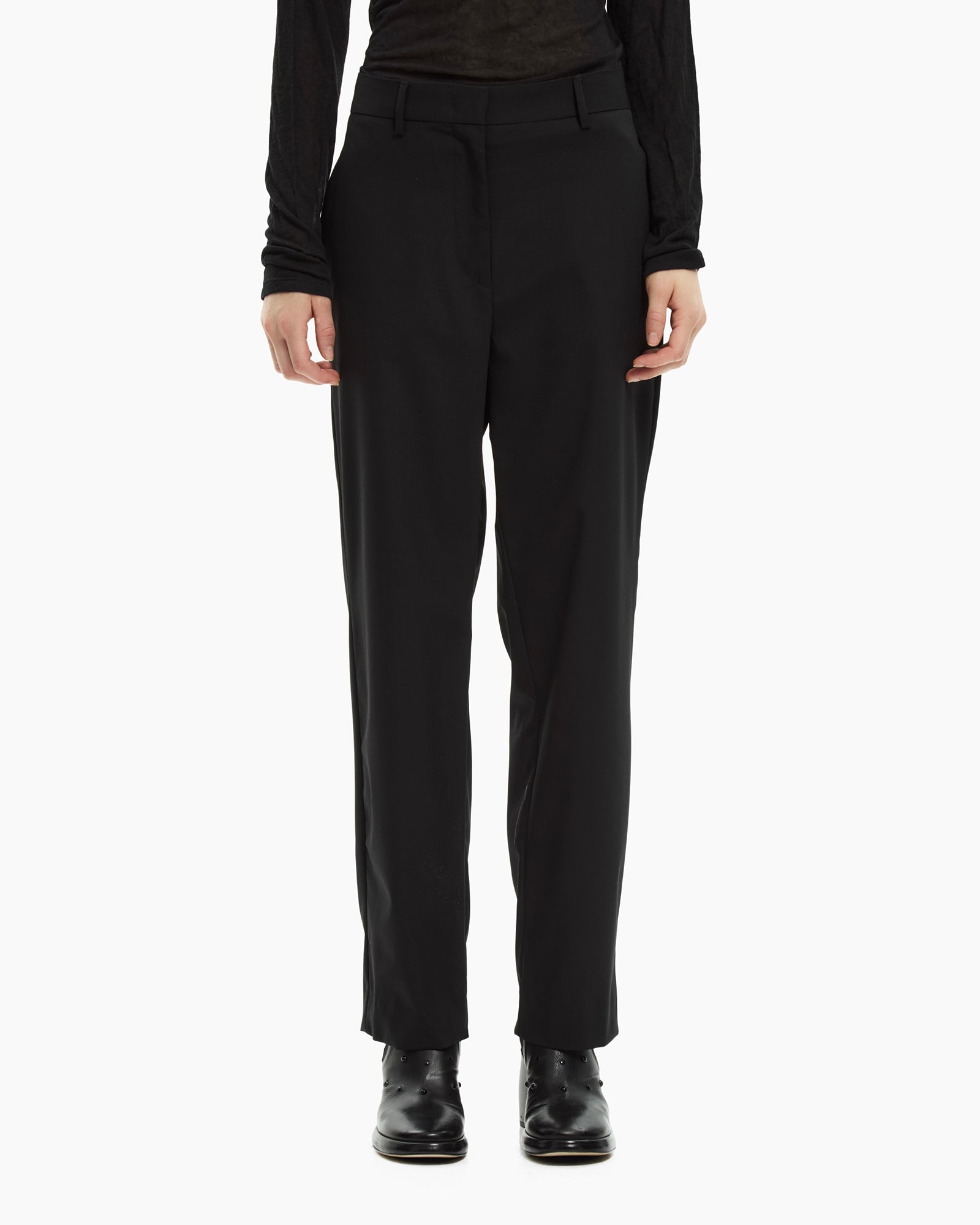 _MALLONI Pantalone sartoriale NERO