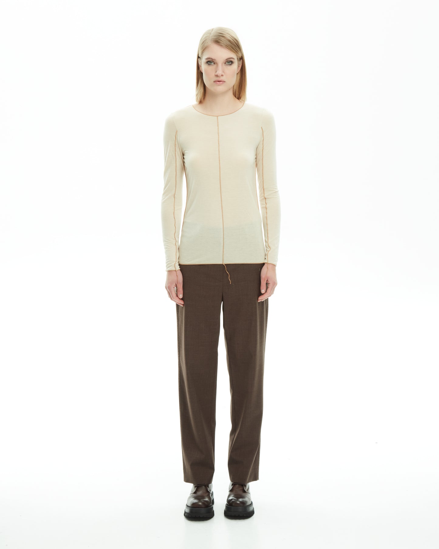 _MALLONI Pantalone MARRONE
