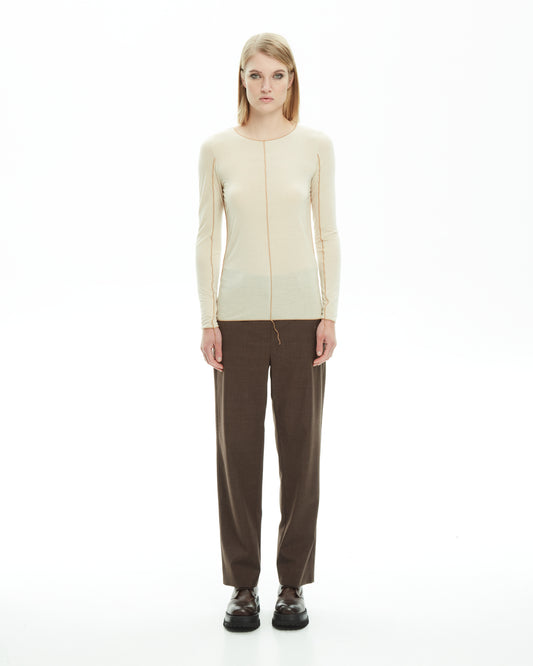 _MALLONI Pantalone MARRONE