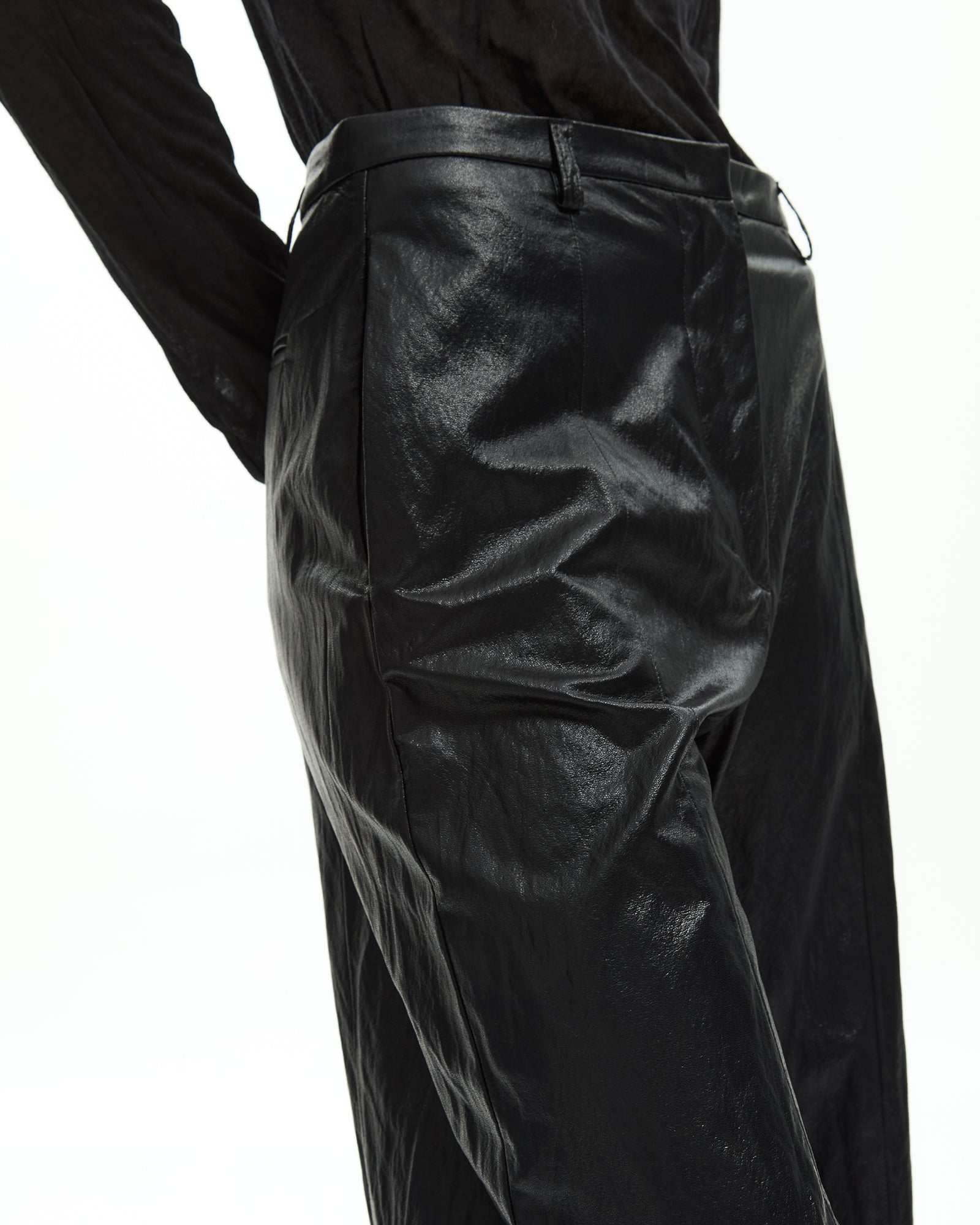 _MALLONI Pantalone wide-leg NERO