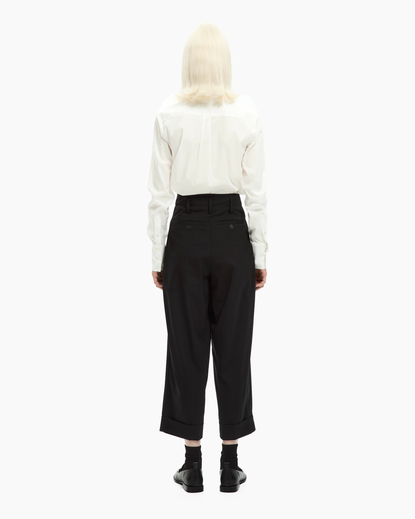 _MALLONI Pantalone cropped NERO