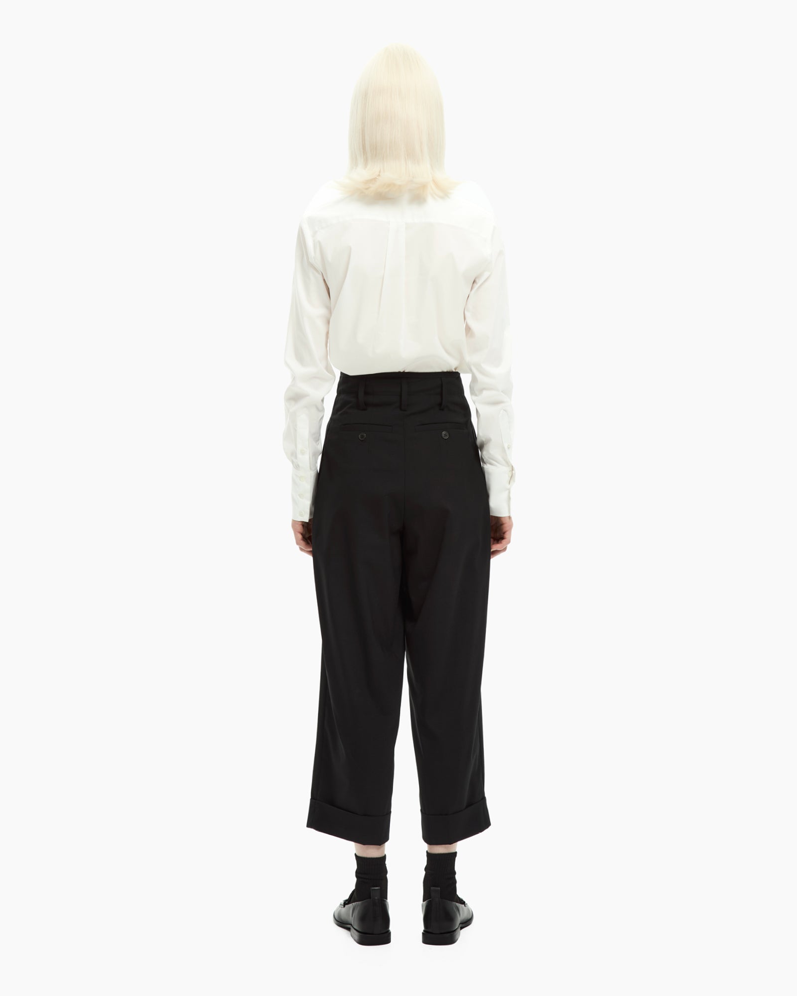 _MALLONI Pantalone cropped NERO