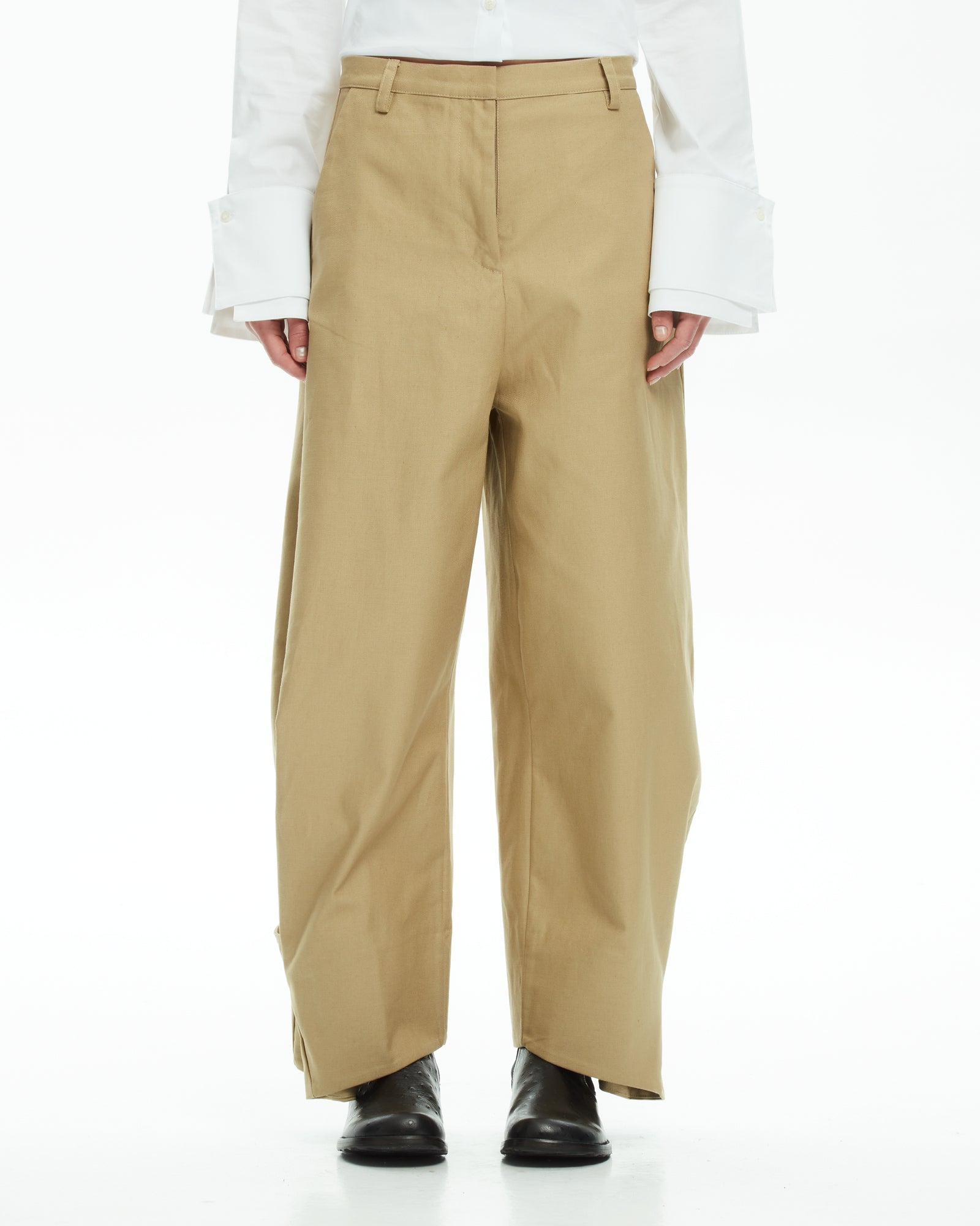 _MALLONI Pantalone con dettaglio BEIGE