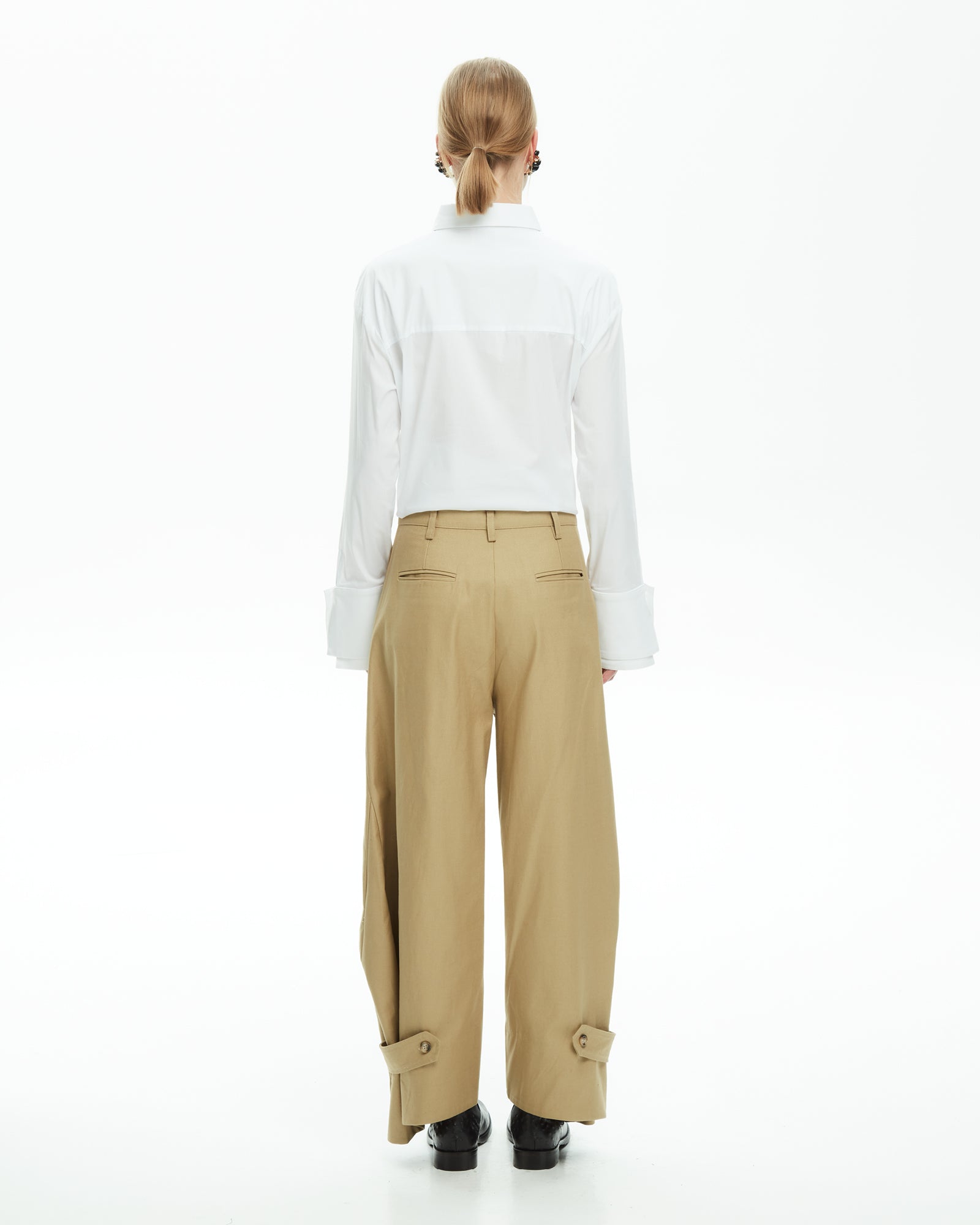 _MALLONI Pantalone con dettaglio BEIGE