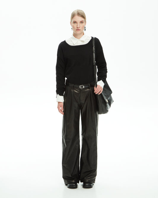 _MALLONI Pantalone NERO