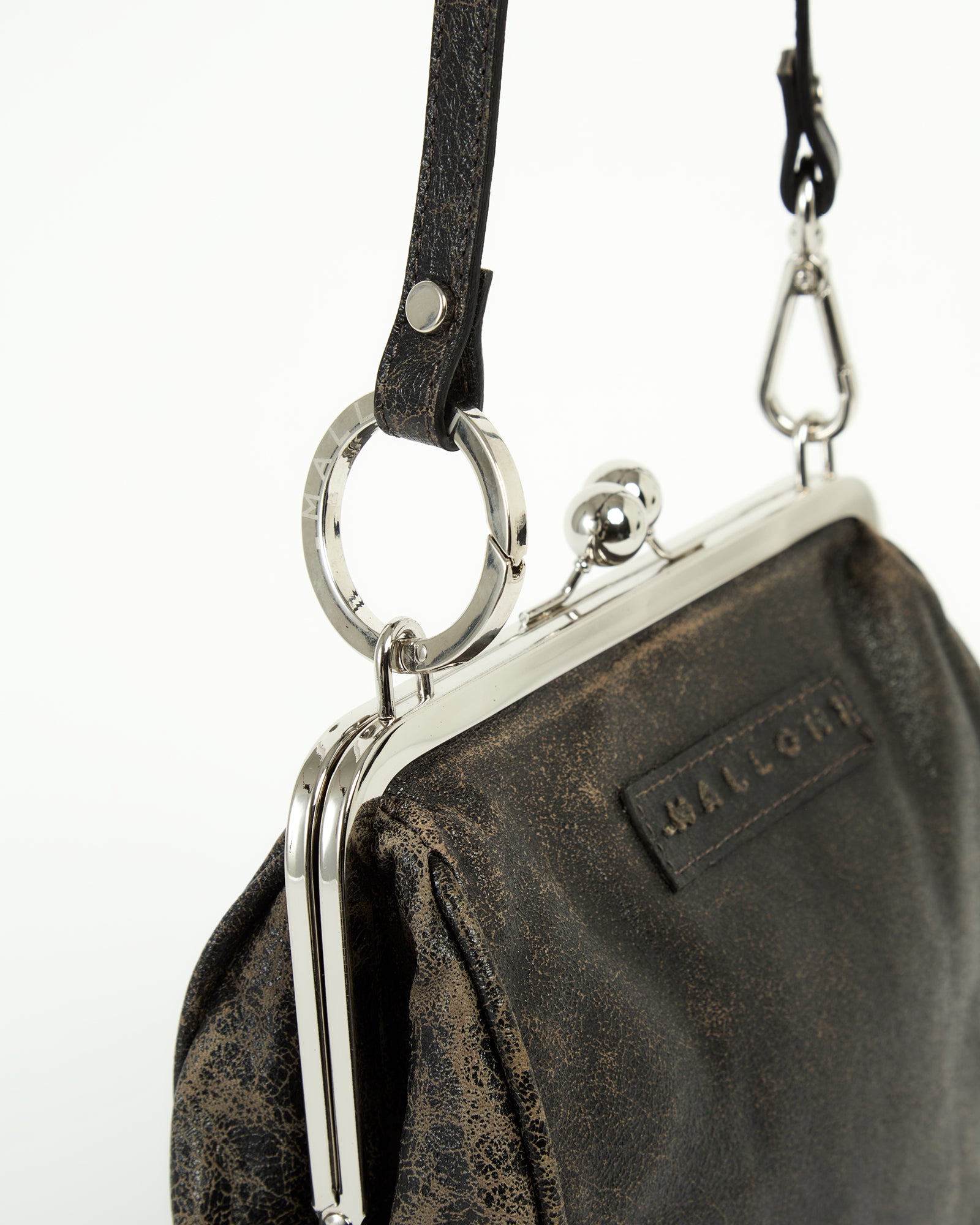 _MALLONI Borsa con tracolla  MARRONE