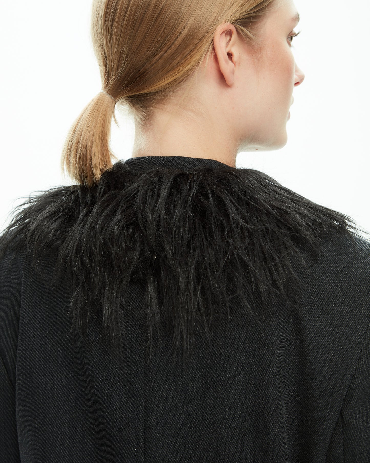 _MALLONI Colletto morbido NERO