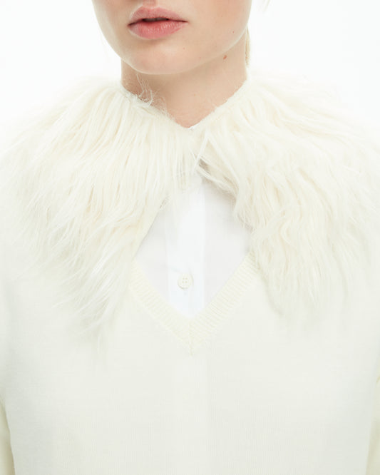 _MALLONI Colletto morbido BEIGE