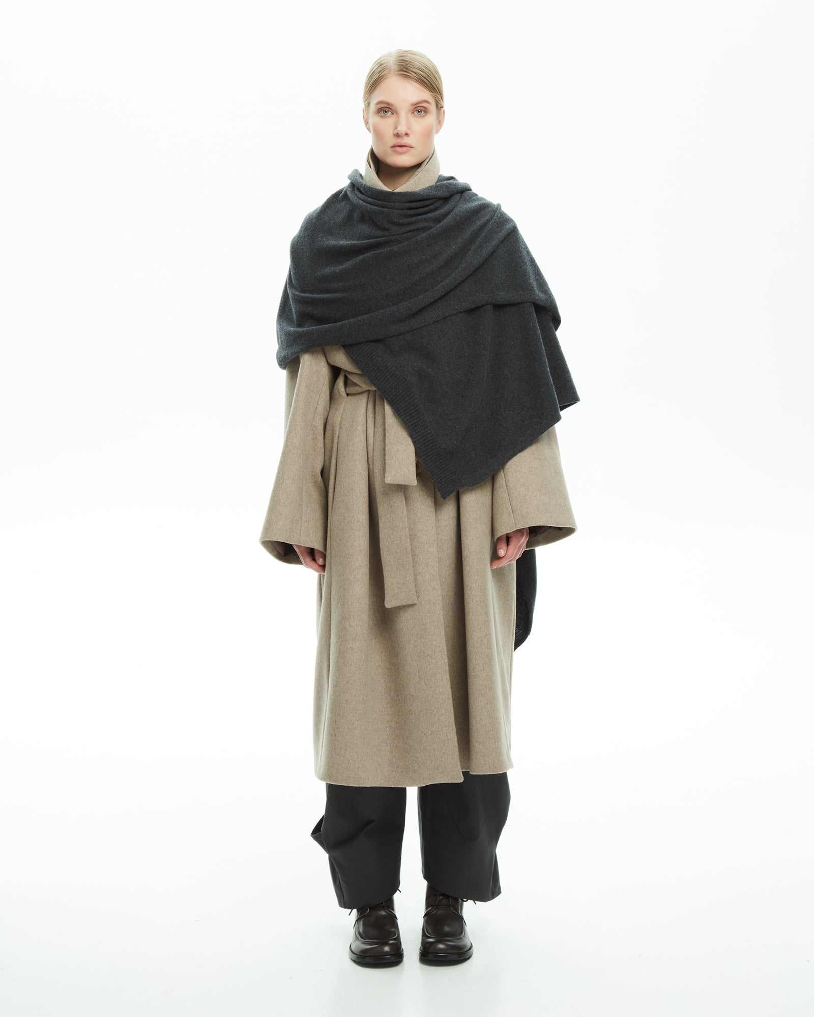 _MALLONI Mantella  GRIGIO