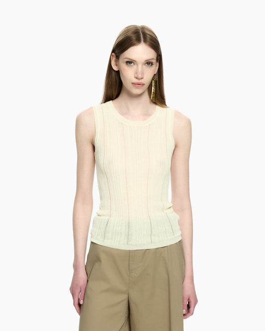 _MALLONI Top senza maniche GIALLO