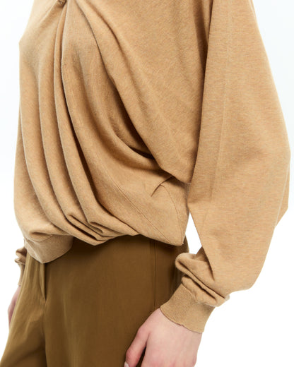 _MALLONI Maglia con scollo a V BEIGE