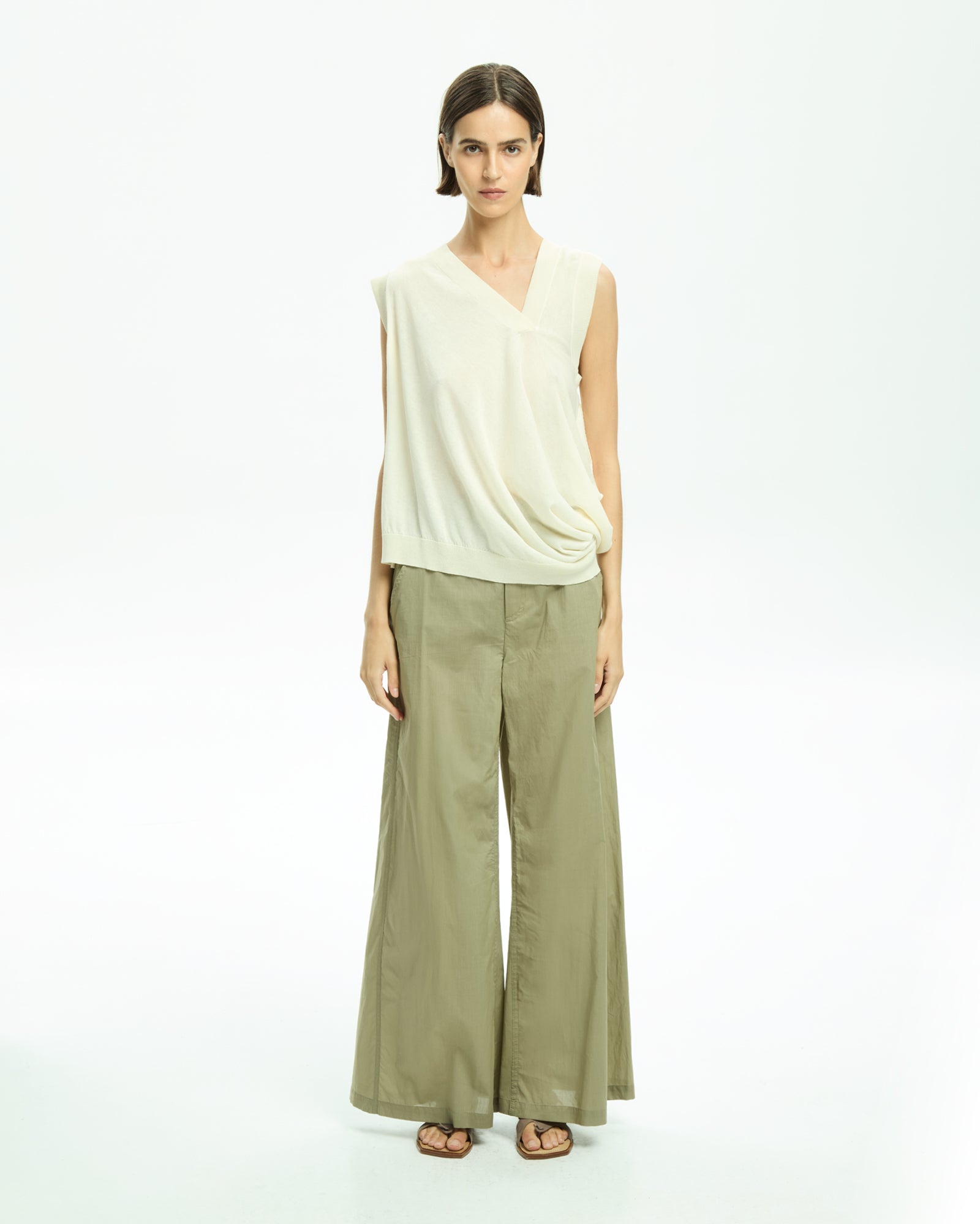 _MALLONI Top senza maniche BEIGE