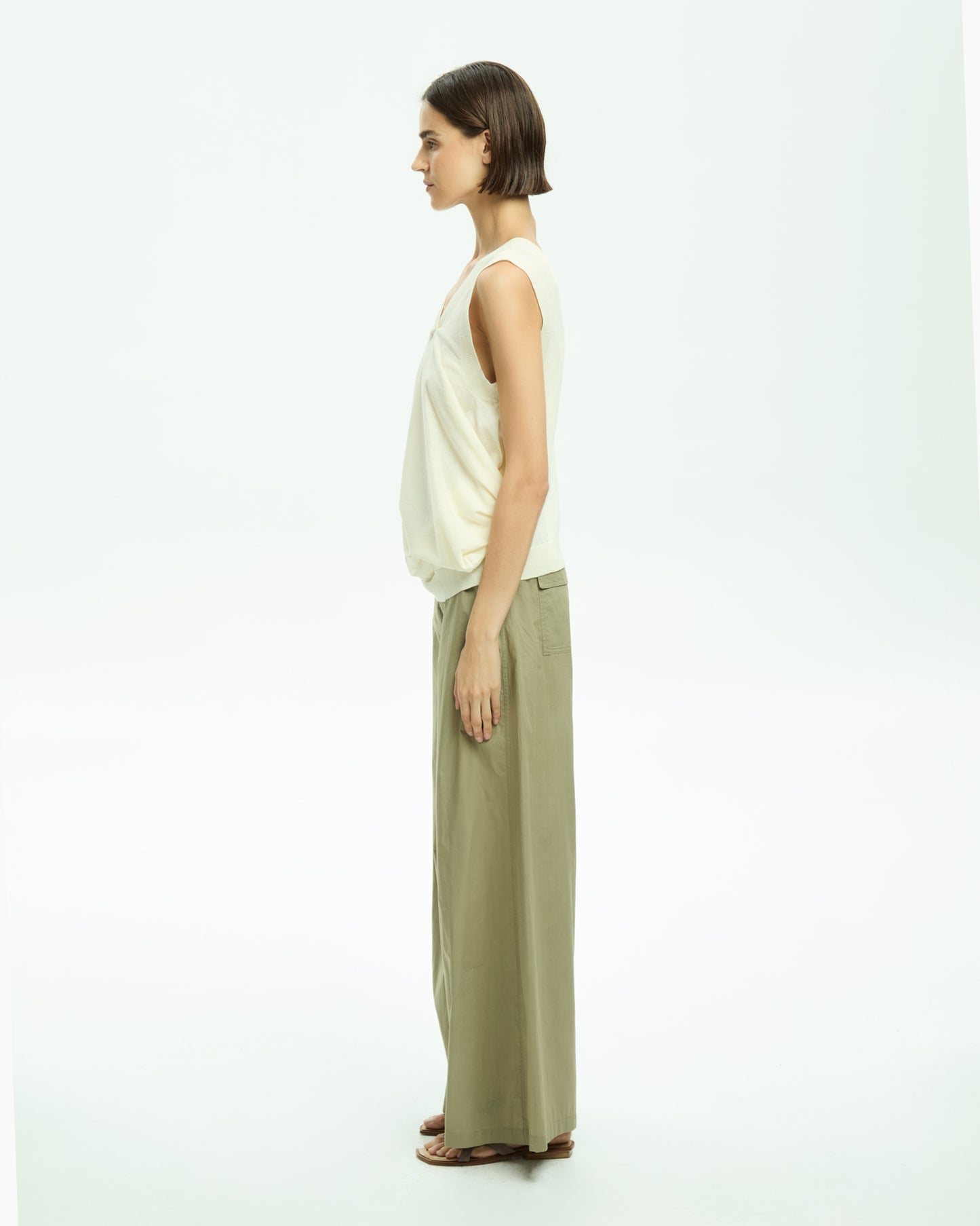 _MALLONI Top senza maniche BEIGE