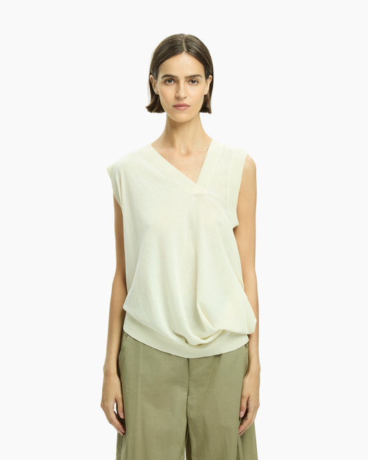 _MALLONI Top senza maniche BEIGE