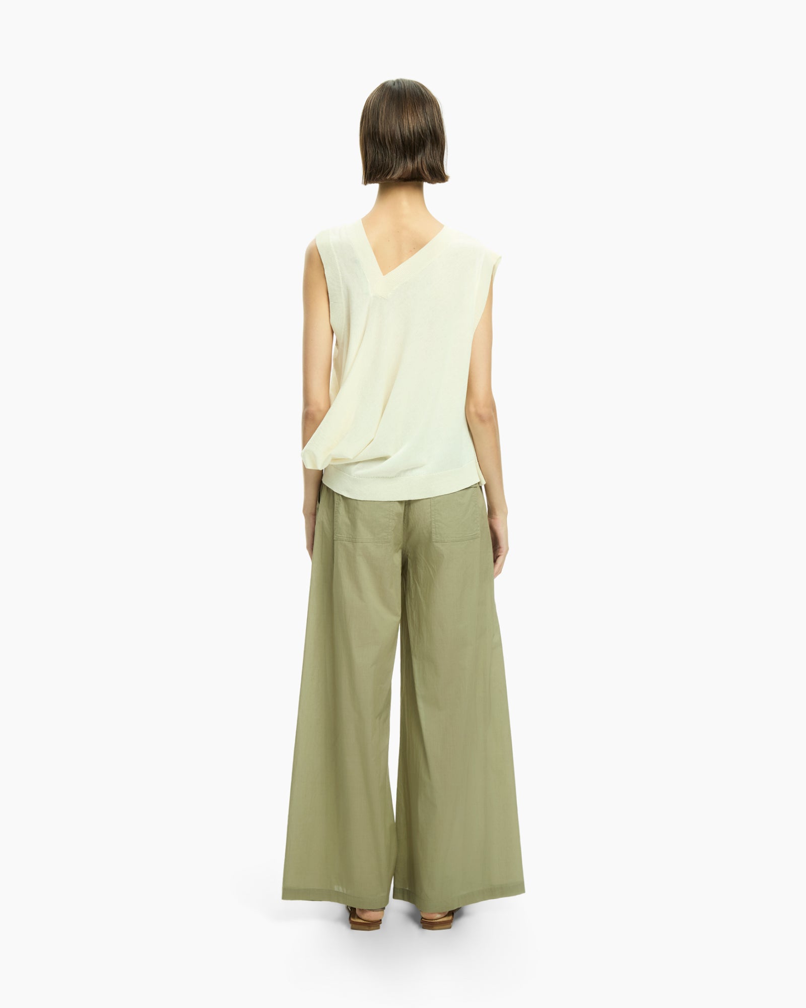 _MALLONI Top senza maniche BEIGE