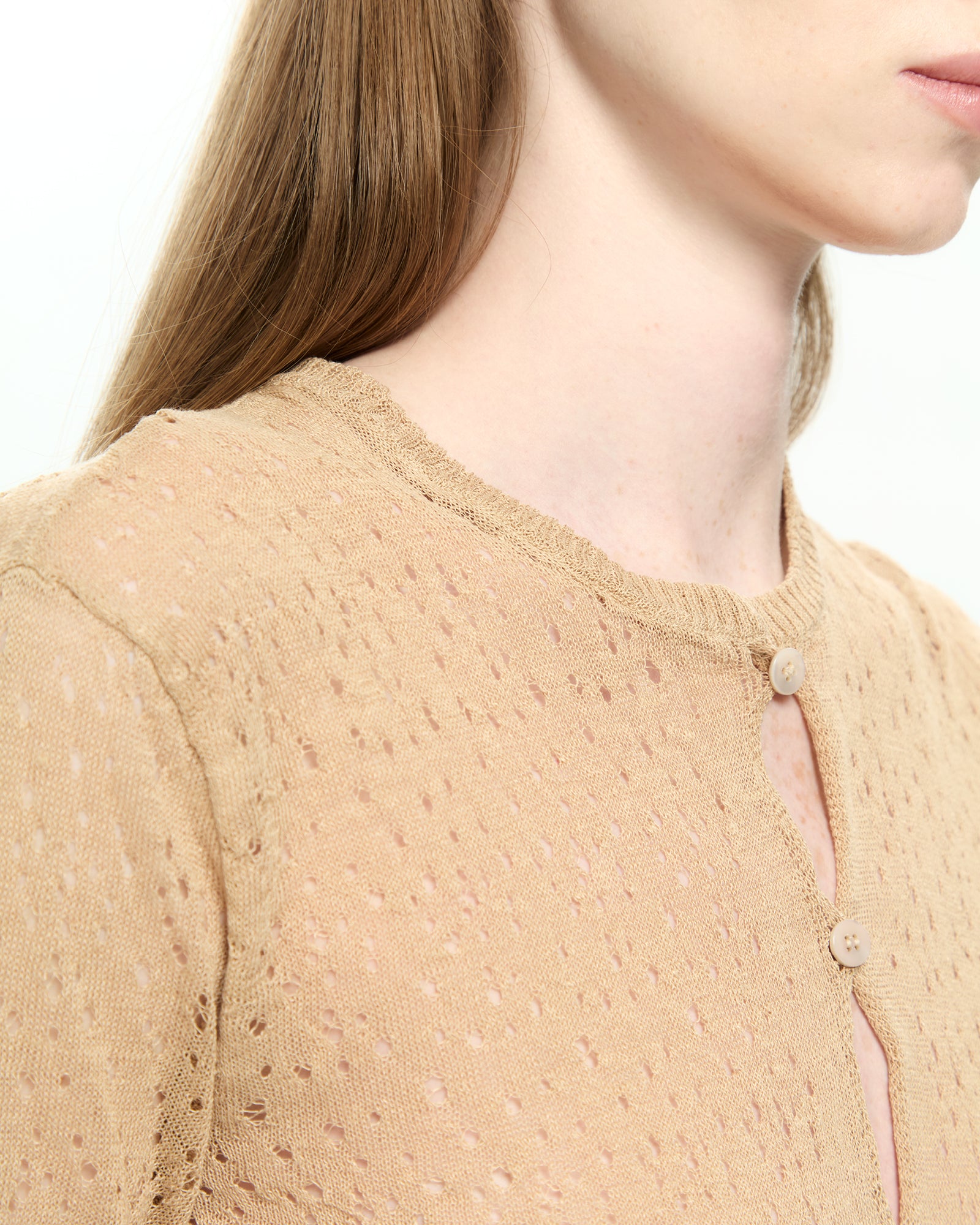 _MALLONI Cardigan corto BEIGE
