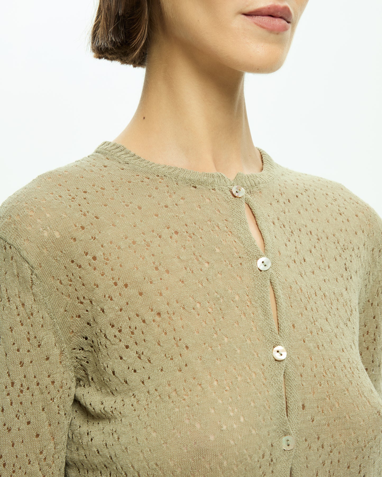 _MALLONI Cardigan corto VERDE