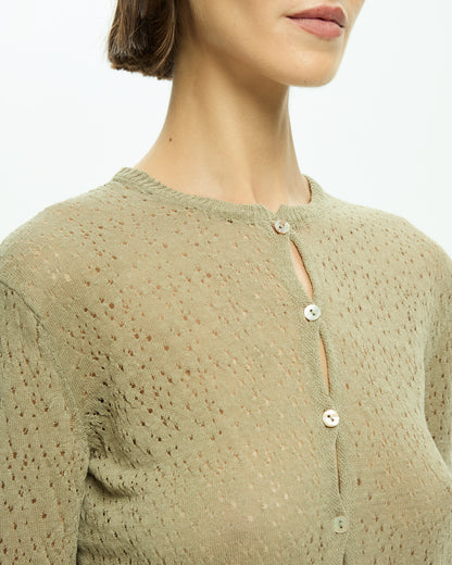 _MALLONI Cardigan corto VERDE