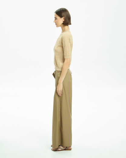 _MALLONI Top con maniche a tre quarti BEIGE
