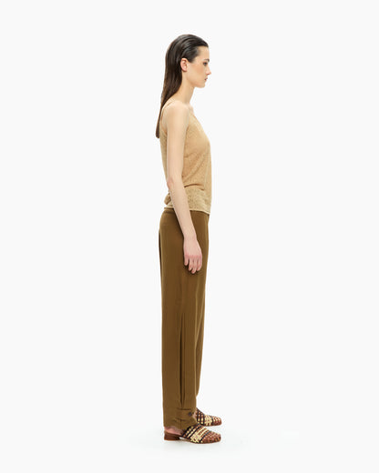 _MALLONI Top con scollo a V BEIGE