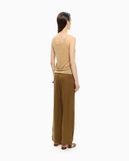_MALLONI Top con scollo a V BEIGE