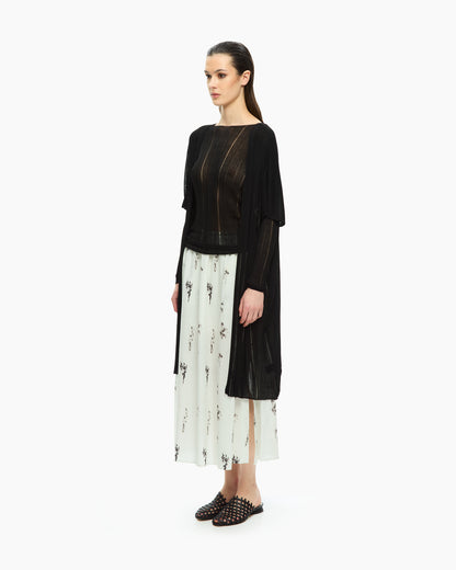 _MALLONI Cardigan lungo NERO