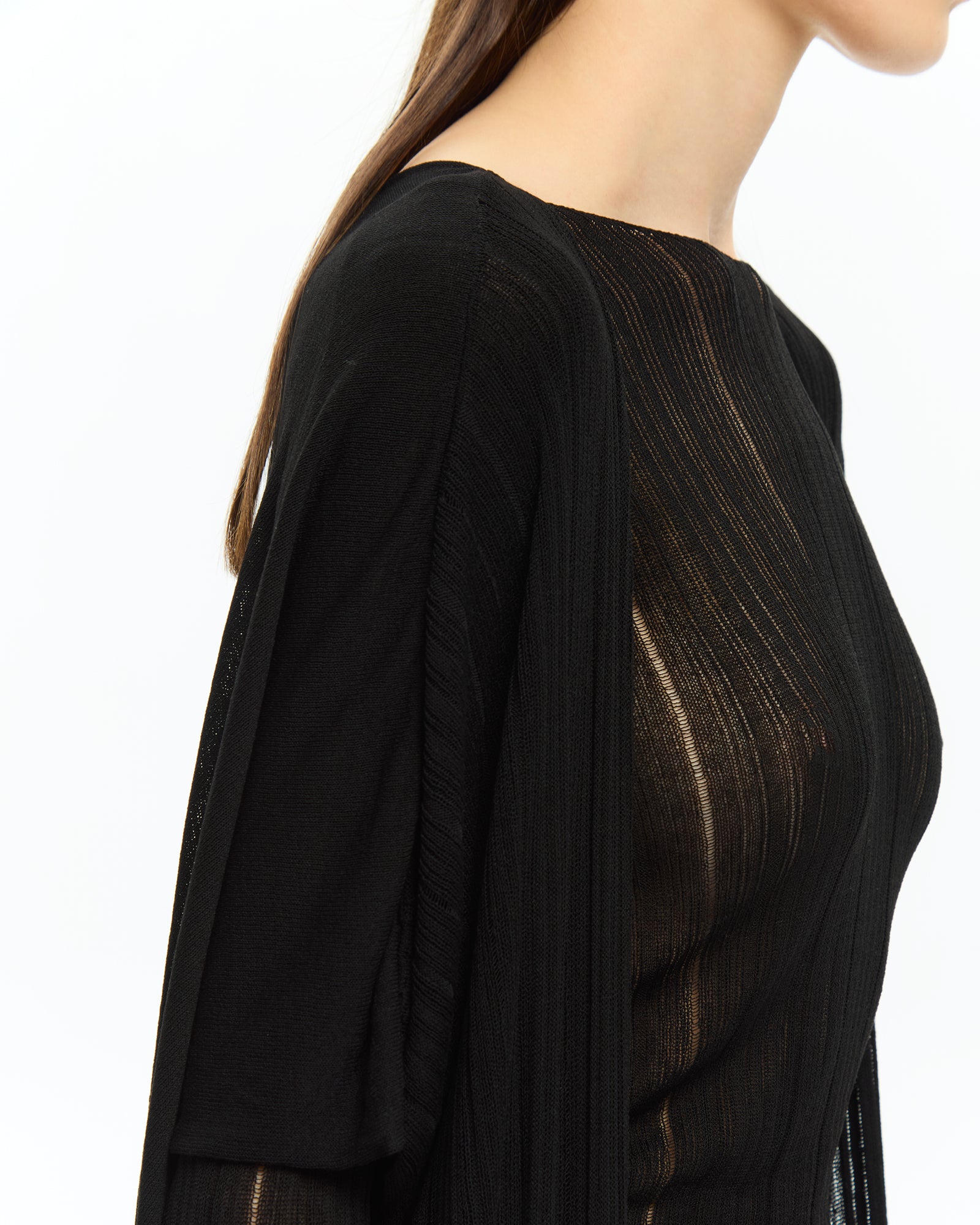 _MALLONI Cardigan lungo NERO