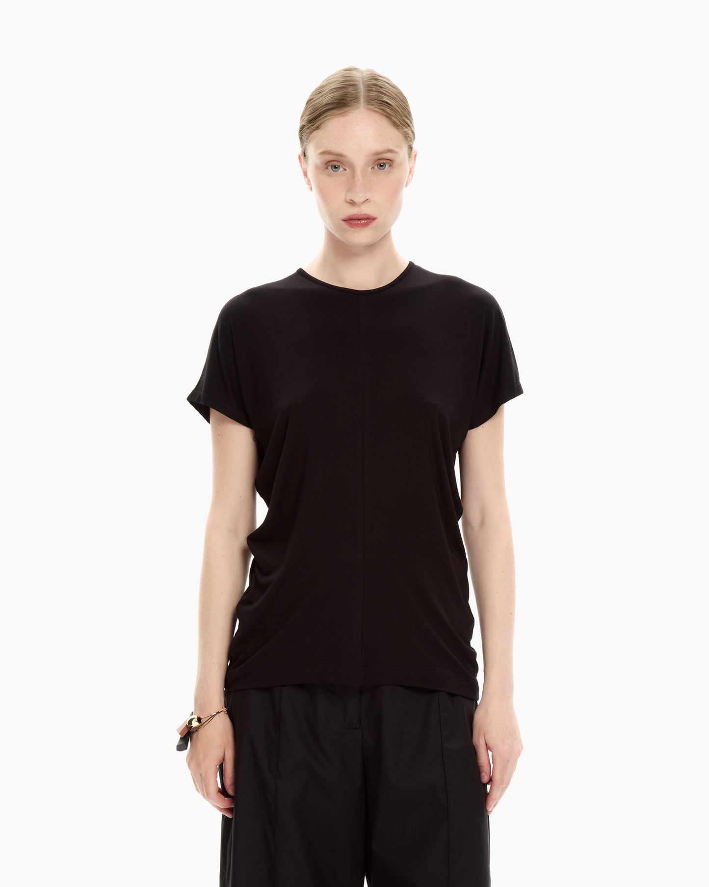 _MALLONI Top fluido NERO
