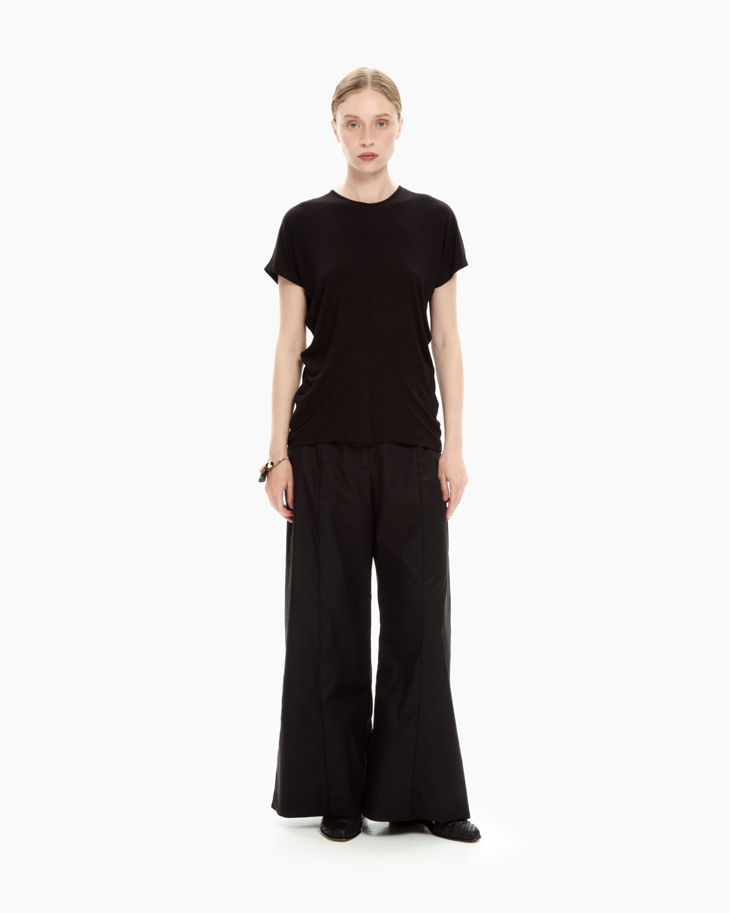 _MALLONI Top fluido NERO