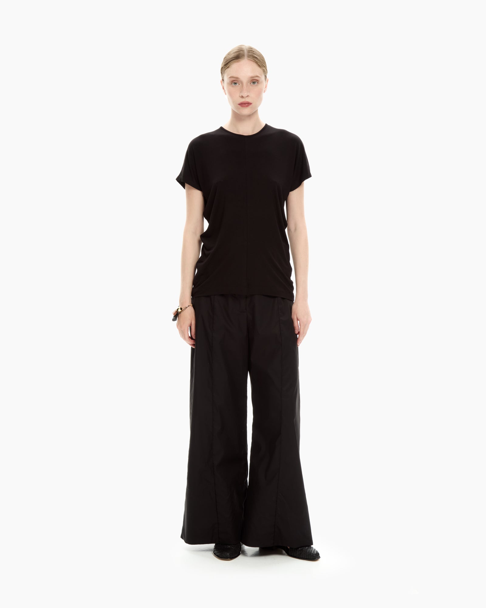 _MALLONI Top fluido NERO
