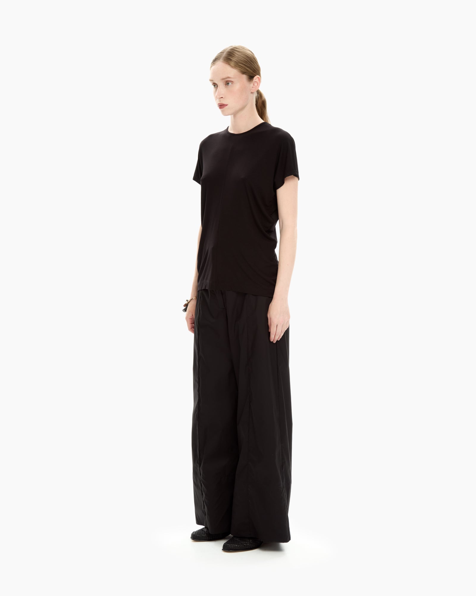 _MALLONI Top fluido NERO