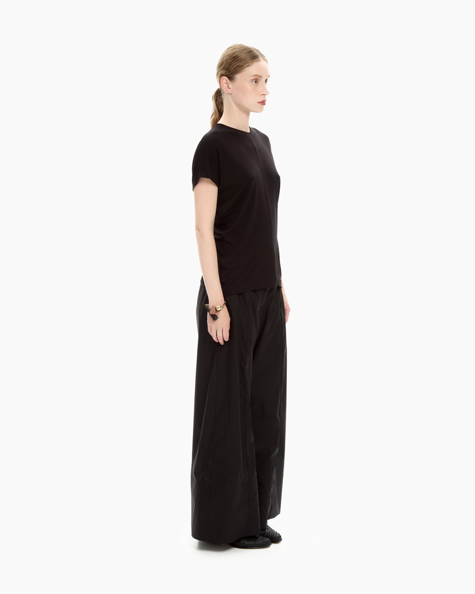 _MALLONI Top fluido NERO