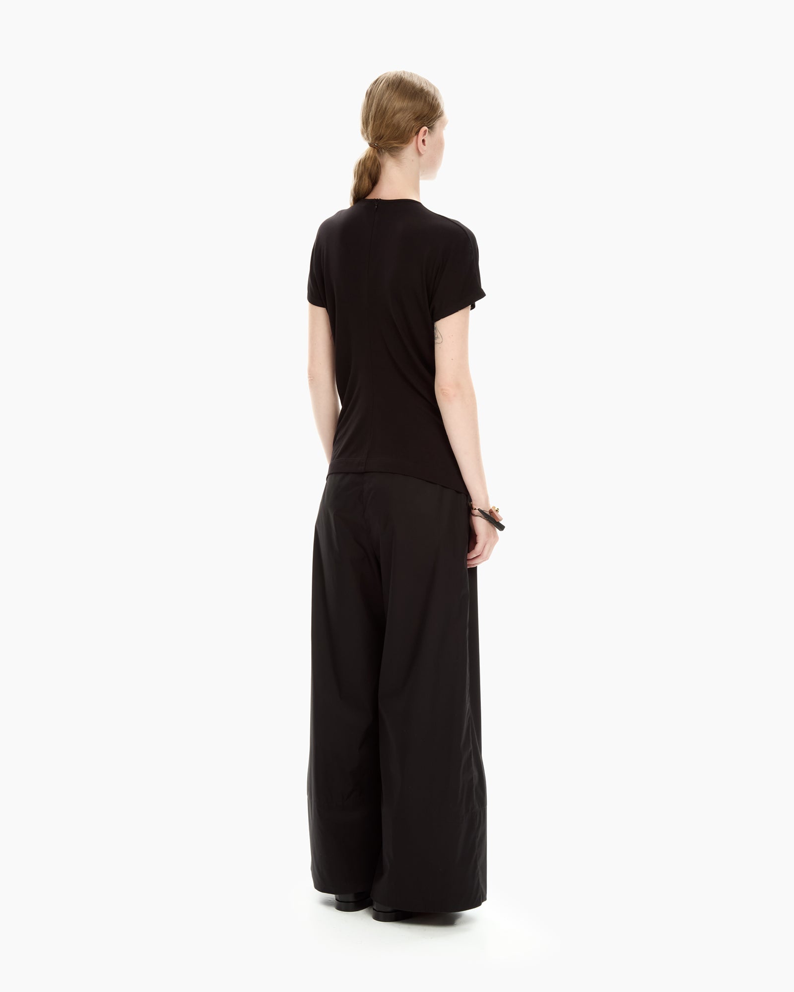 _MALLONI Top fluido NERO