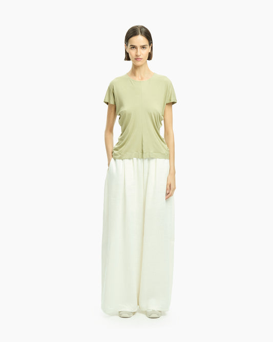 _MALLONI Top fluido VERDE