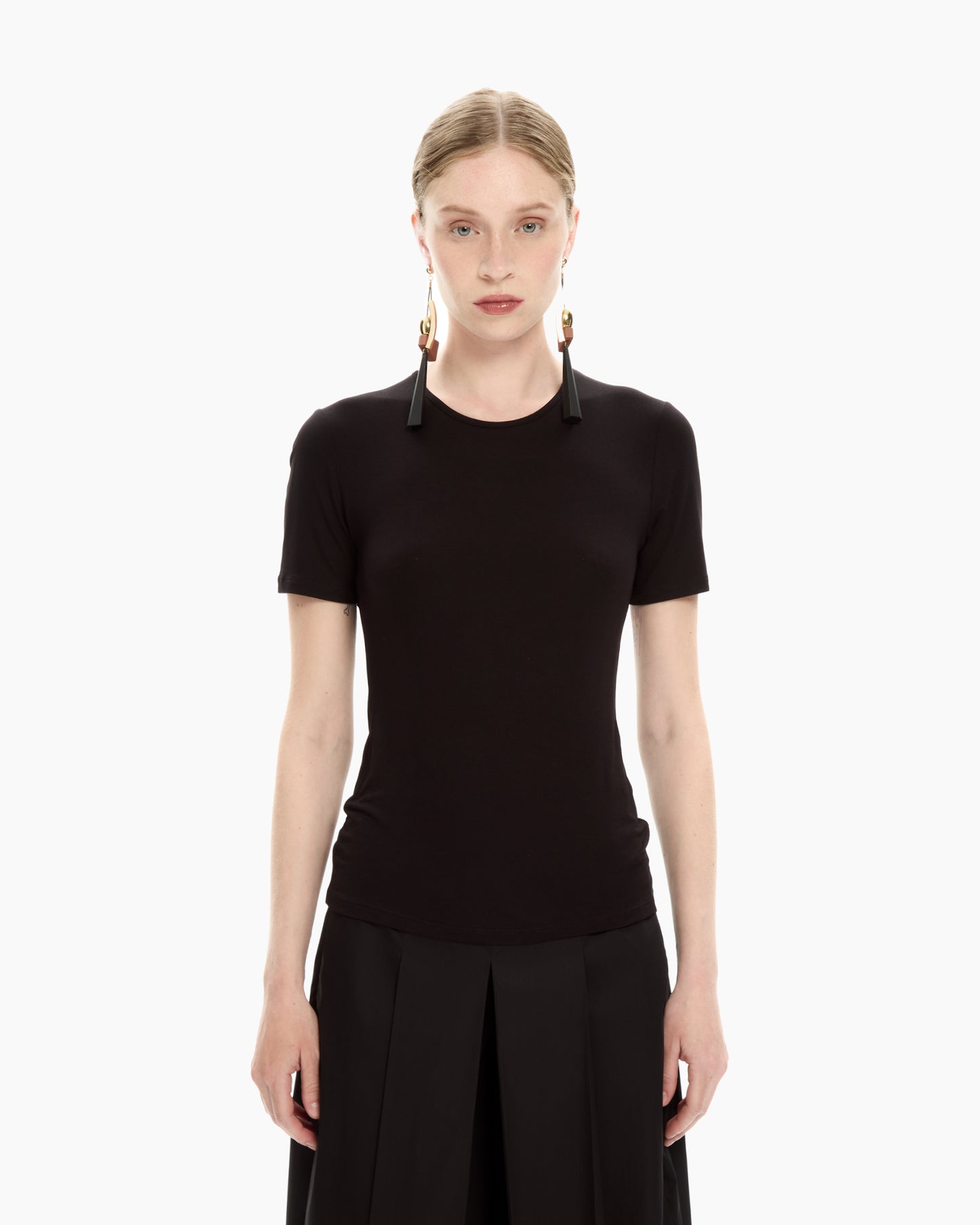 _MALLONI T-shirt manica corta NERO