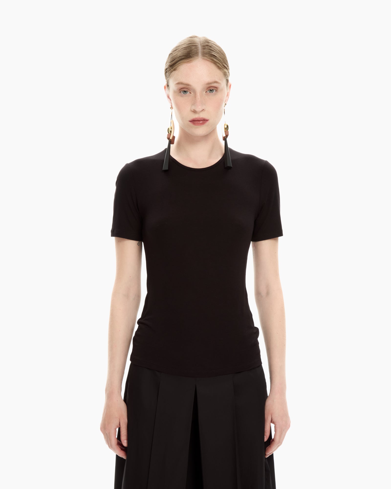 _MALLONI T-shirt manica corta NERO