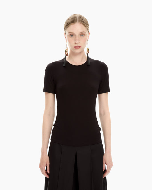 _MALLONI T-shirt manica corta NERO