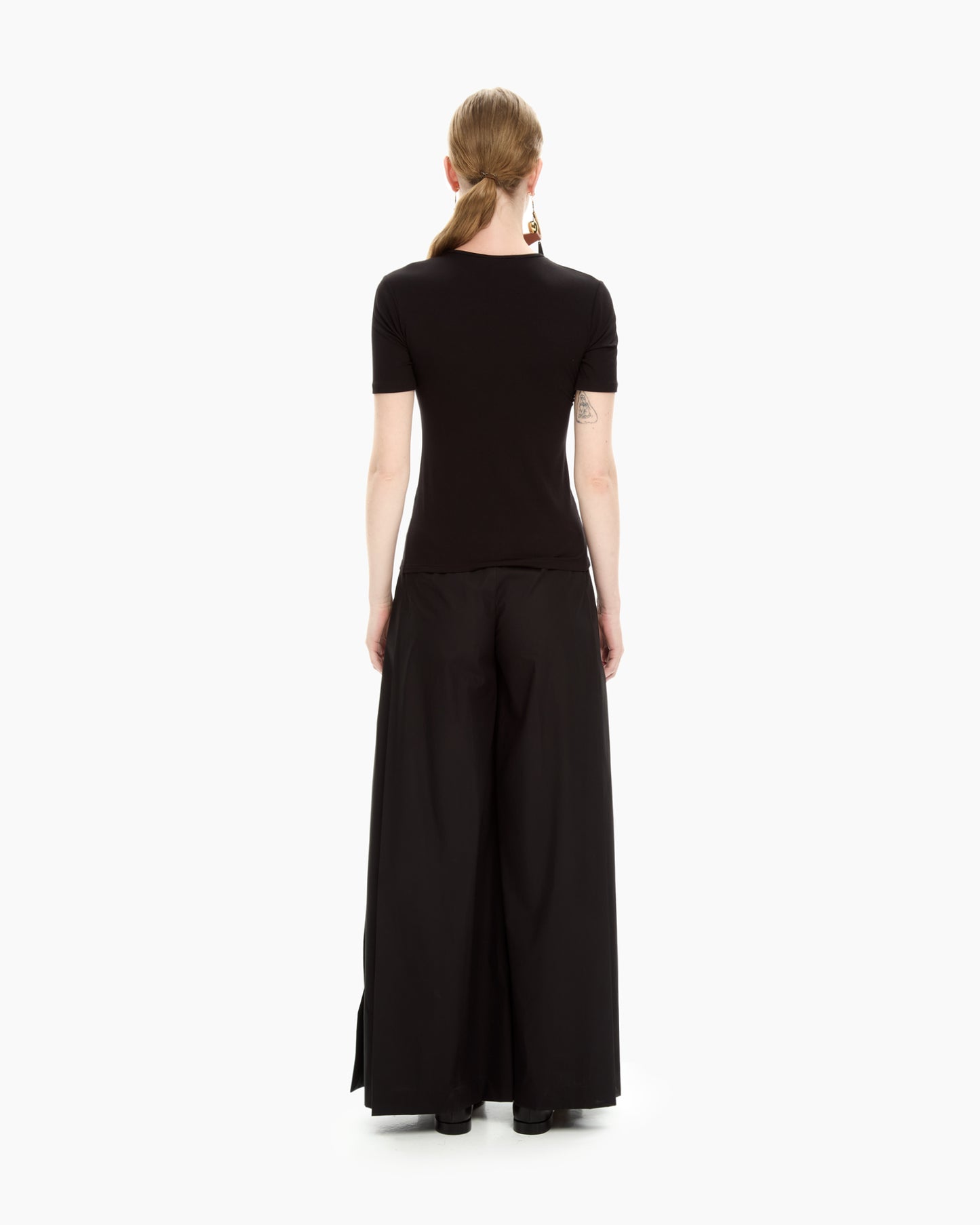 _MALLONI T-shirt manica corta NERO