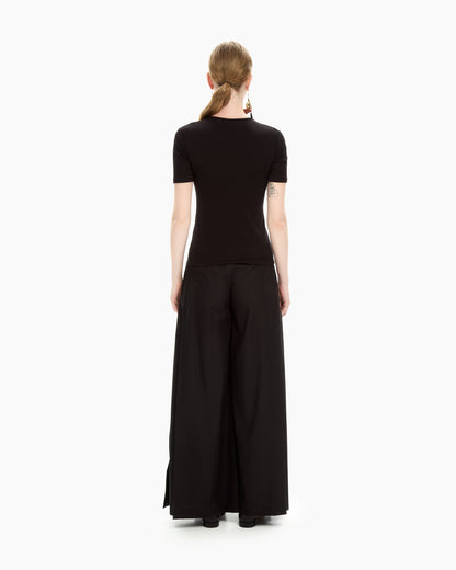 _MALLONI T-shirt manica corta NERO