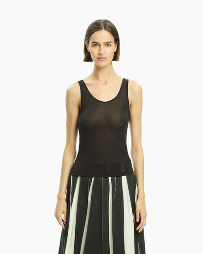 _MALLONI Top in jersey NERO
