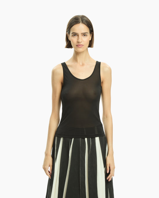 _MALLONI Top in jersey NERO